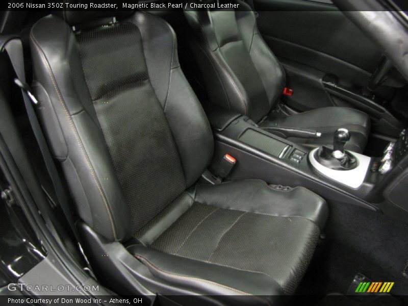 Magnetic Black Pearl / Charcoal Leather 2006 Nissan 350Z Touring Roadster