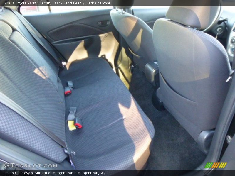 Black Sand Pearl / Dark Charcoal 2008 Toyota Yaris S Sedan