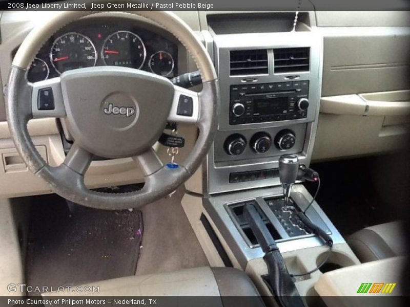 Jeep Green Metallic / Pastel Pebble Beige 2008 Jeep Liberty Limited