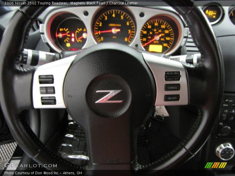 Magnetic Black Pearl / Charcoal Leather 2006 Nissan 350Z Touring Roadster