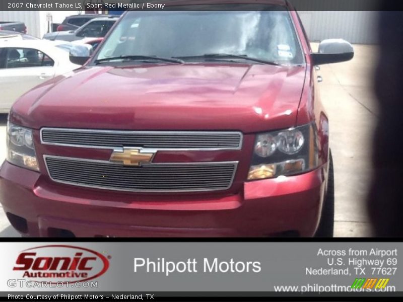 Sport Red Metallic / Ebony 2007 Chevrolet Tahoe LS