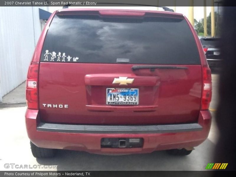 Sport Red Metallic / Ebony 2007 Chevrolet Tahoe LS