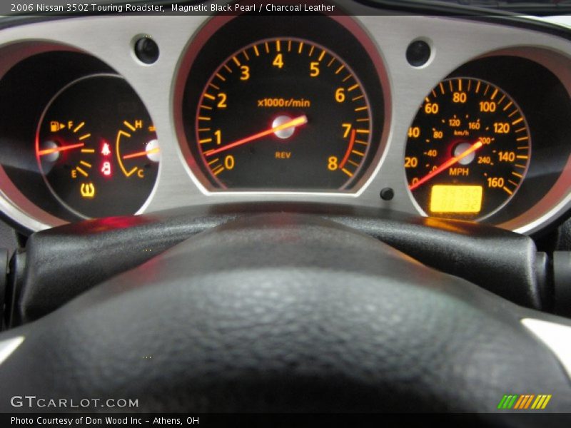 Magnetic Black Pearl / Charcoal Leather 2006 Nissan 350Z Touring Roadster