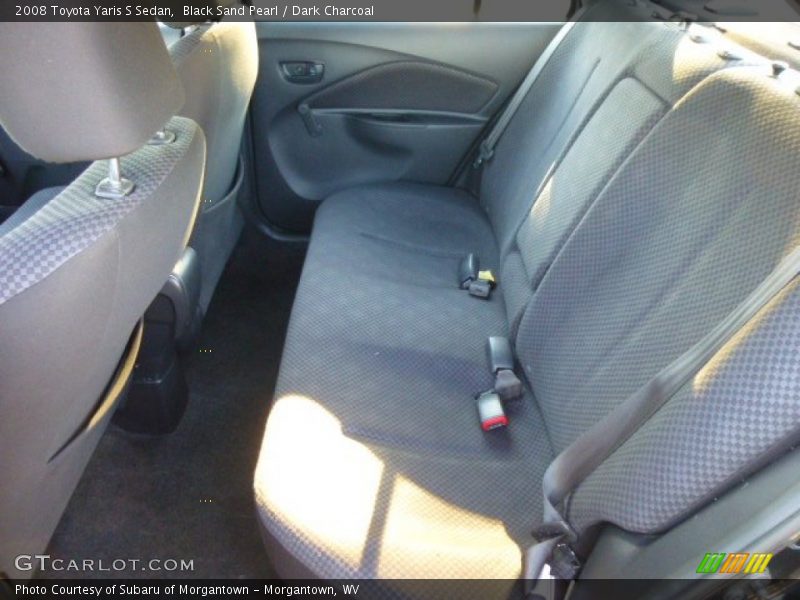 Black Sand Pearl / Dark Charcoal 2008 Toyota Yaris S Sedan