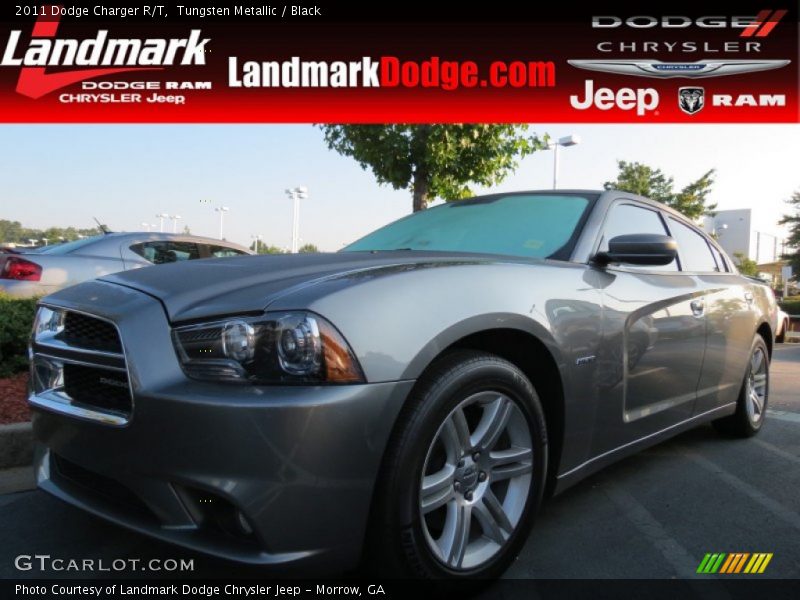 Tungsten Metallic / Black 2011 Dodge Charger R/T