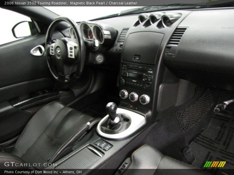 Magnetic Black Pearl / Charcoal Leather 2006 Nissan 350Z Touring Roadster
