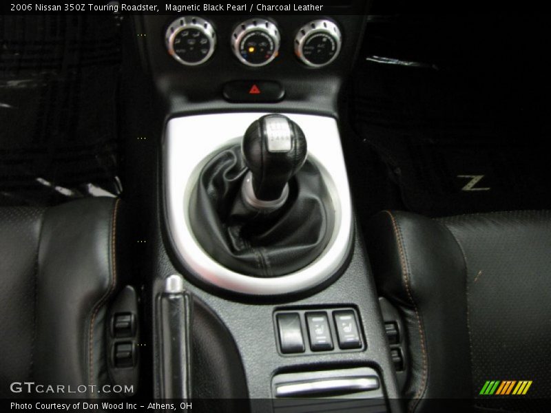 Magnetic Black Pearl / Charcoal Leather 2006 Nissan 350Z Touring Roadster
