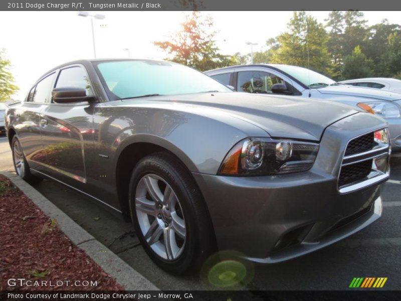 Tungsten Metallic / Black 2011 Dodge Charger R/T