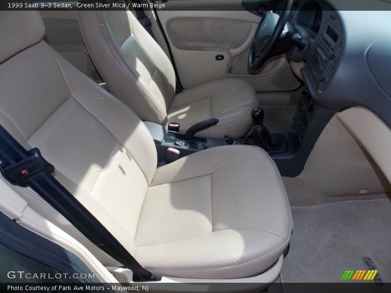 Green Silver Mica / Warm Beige 1999 Saab 9-3 Sedan