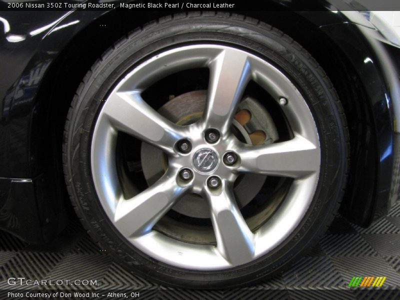 Magnetic Black Pearl / Charcoal Leather 2006 Nissan 350Z Touring Roadster