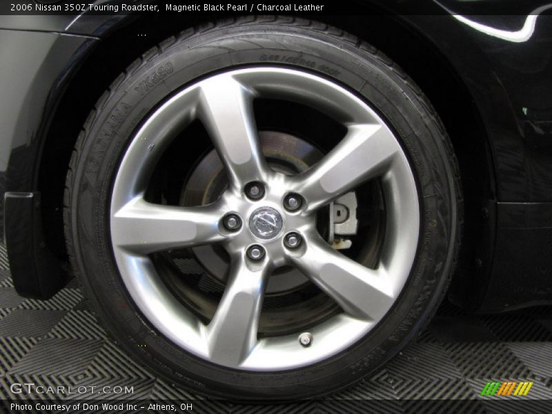 Magnetic Black Pearl / Charcoal Leather 2006 Nissan 350Z Touring Roadster