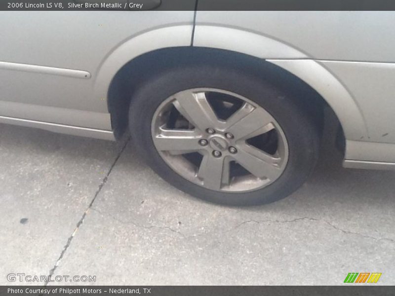 Silver Birch Metallic / Grey 2006 Lincoln LS V8