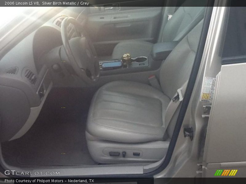 Silver Birch Metallic / Grey 2006 Lincoln LS V8