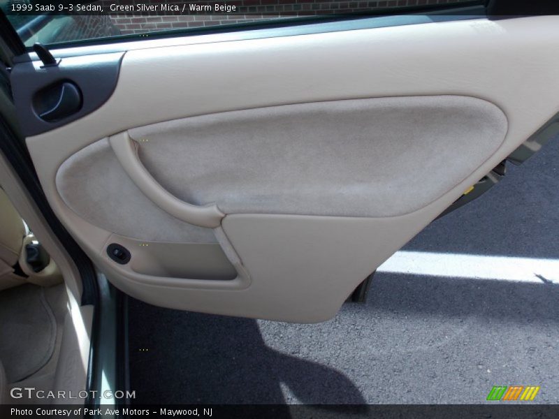 Green Silver Mica / Warm Beige 1999 Saab 9-3 Sedan