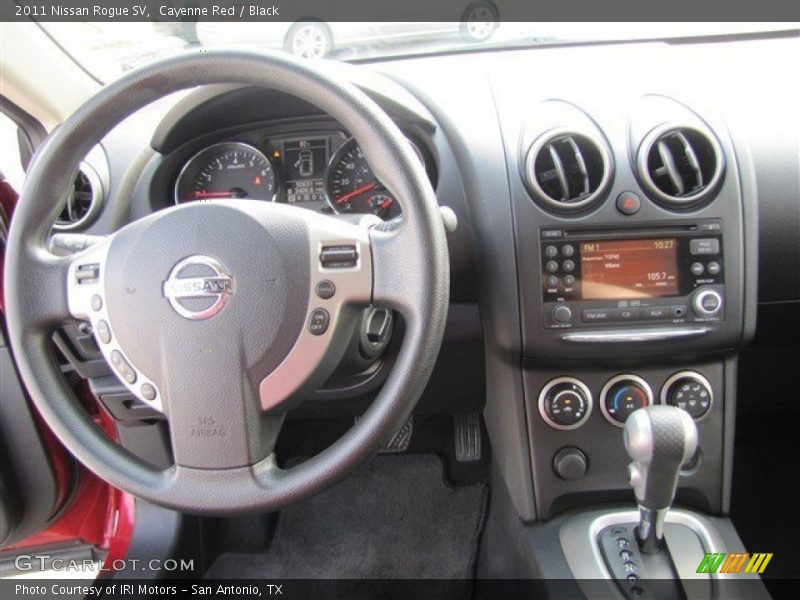 Cayenne Red / Black 2011 Nissan Rogue SV