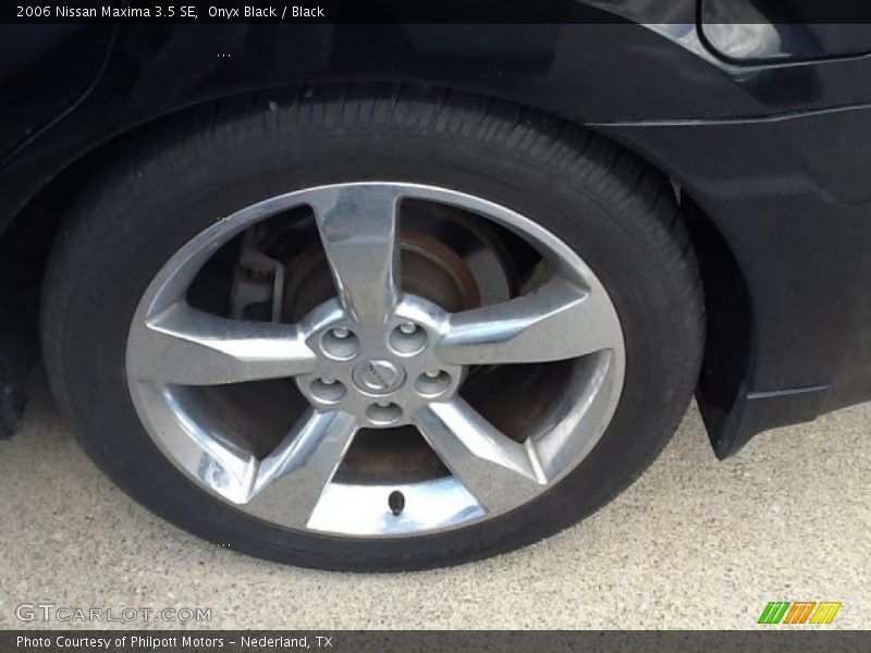 Onyx Black / Black 2006 Nissan Maxima 3.5 SE