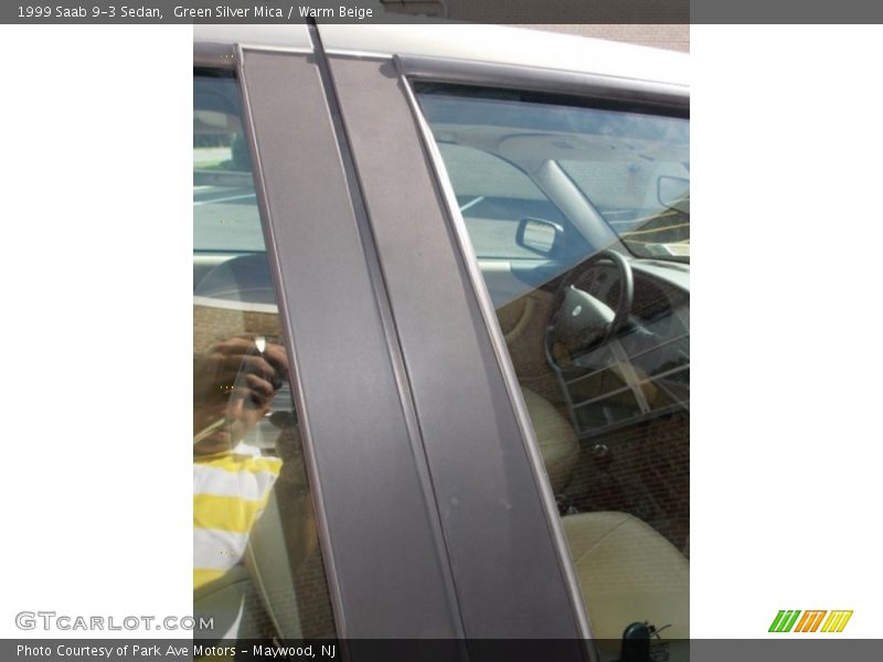 Green Silver Mica / Warm Beige 1999 Saab 9-3 Sedan