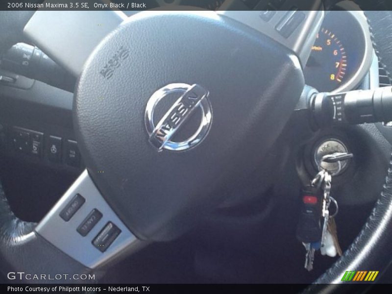 Onyx Black / Black 2006 Nissan Maxima 3.5 SE