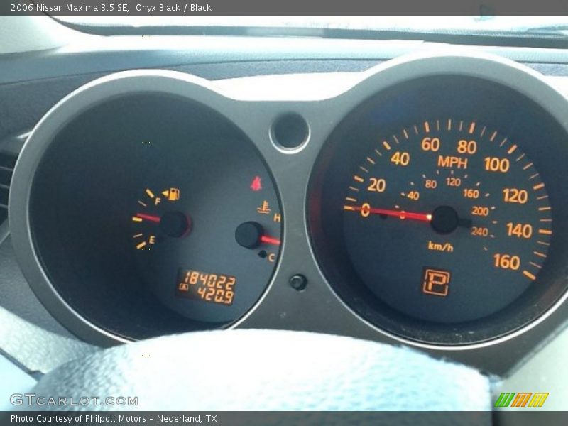 Onyx Black / Black 2006 Nissan Maxima 3.5 SE