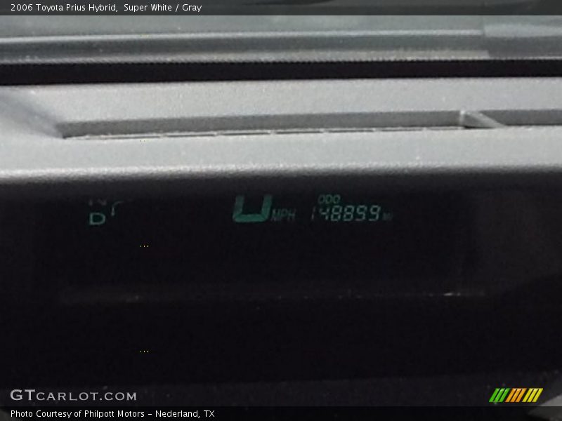 Super White / Gray 2006 Toyota Prius Hybrid