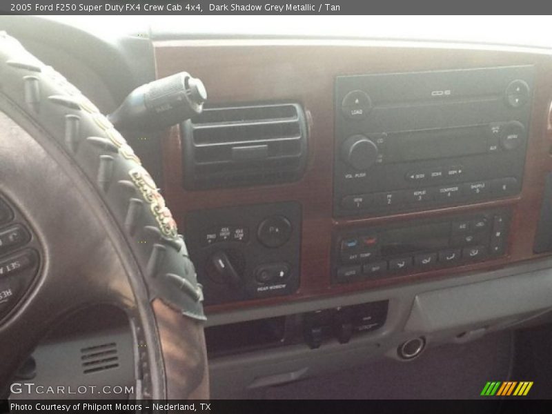 Dark Shadow Grey Metallic / Tan 2005 Ford F250 Super Duty FX4 Crew Cab 4x4