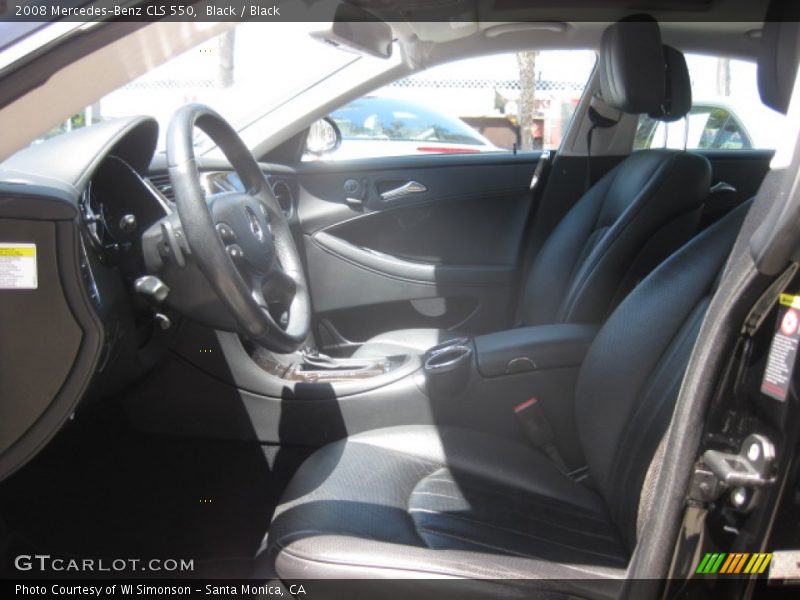 Black / Black 2008 Mercedes-Benz CLS 550
