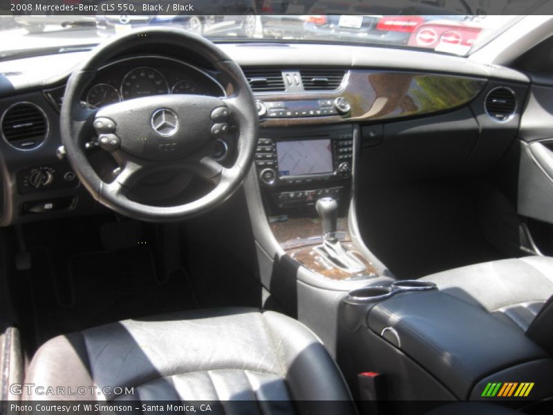 Black / Black 2008 Mercedes-Benz CLS 550