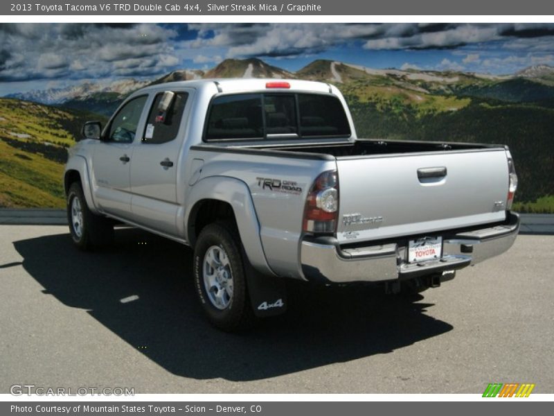 Silver Streak Mica / Graphite 2013 Toyota Tacoma V6 TRD Double Cab 4x4
