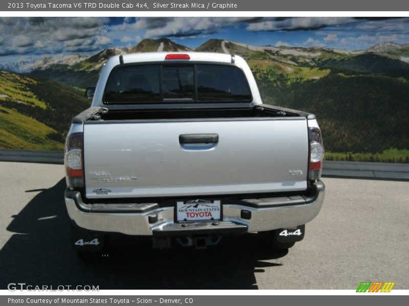 Silver Streak Mica / Graphite 2013 Toyota Tacoma V6 TRD Double Cab 4x4