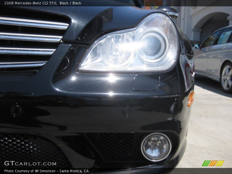 Black / Black 2008 Mercedes-Benz CLS 550