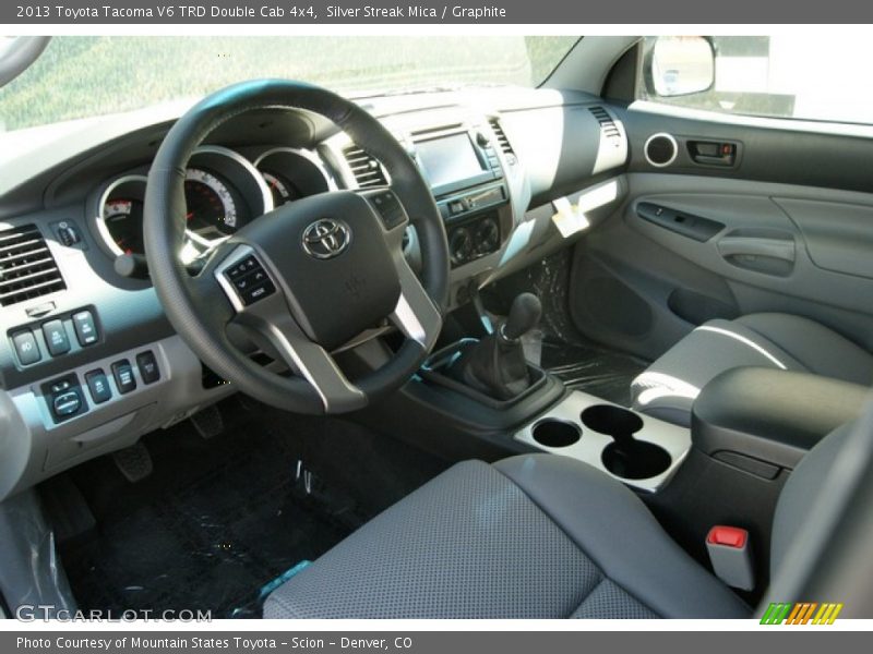 Silver Streak Mica / Graphite 2013 Toyota Tacoma V6 TRD Double Cab 4x4
