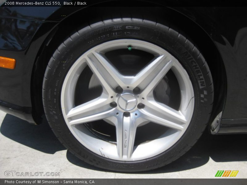 Black / Black 2008 Mercedes-Benz CLS 550