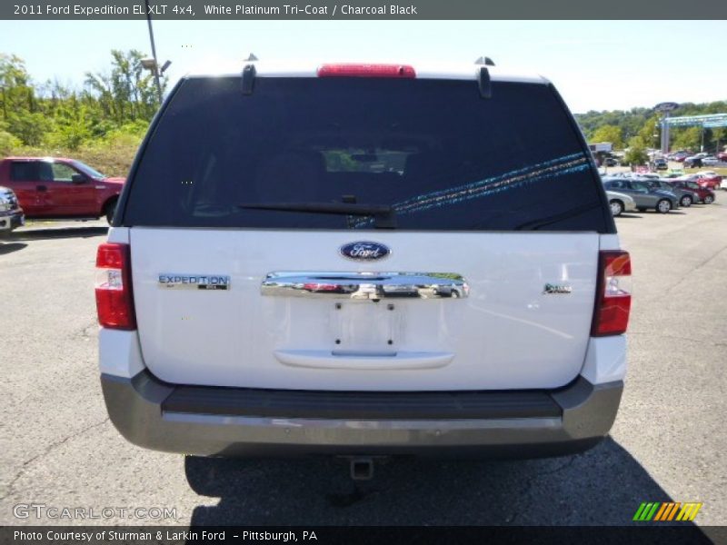 White Platinum Tri-Coat / Charcoal Black 2011 Ford Expedition EL XLT 4x4