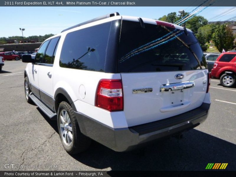 White Platinum Tri-Coat / Charcoal Black 2011 Ford Expedition EL XLT 4x4