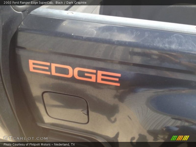 Black / Dark Graphite 2003 Ford Ranger Edge SuperCab
