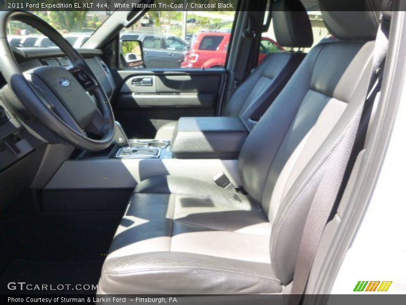 White Platinum Tri-Coat / Charcoal Black 2011 Ford Expedition EL XLT 4x4