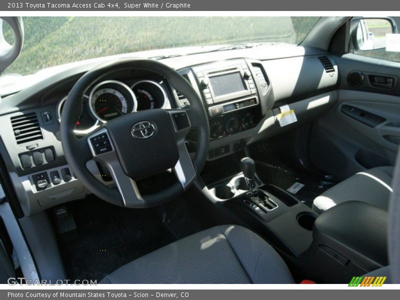 Super White / Graphite 2013 Toyota Tacoma Access Cab 4x4