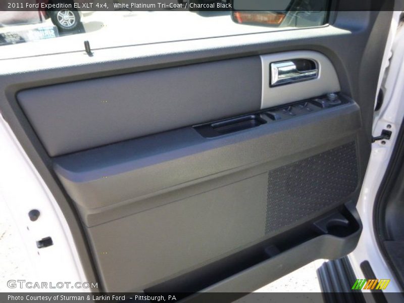 White Platinum Tri-Coat / Charcoal Black 2011 Ford Expedition EL XLT 4x4