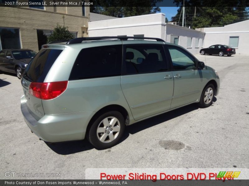 Silver Pine Mica / Taupe 2007 Toyota Sienna LE