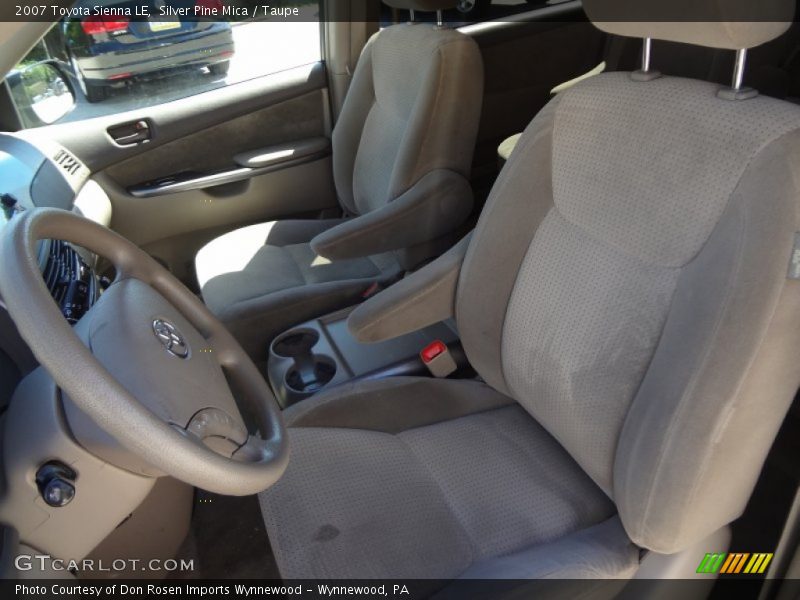 Silver Pine Mica / Taupe 2007 Toyota Sienna LE