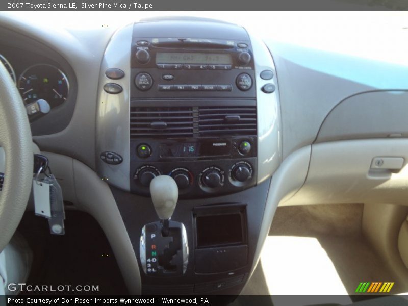 Silver Pine Mica / Taupe 2007 Toyota Sienna LE