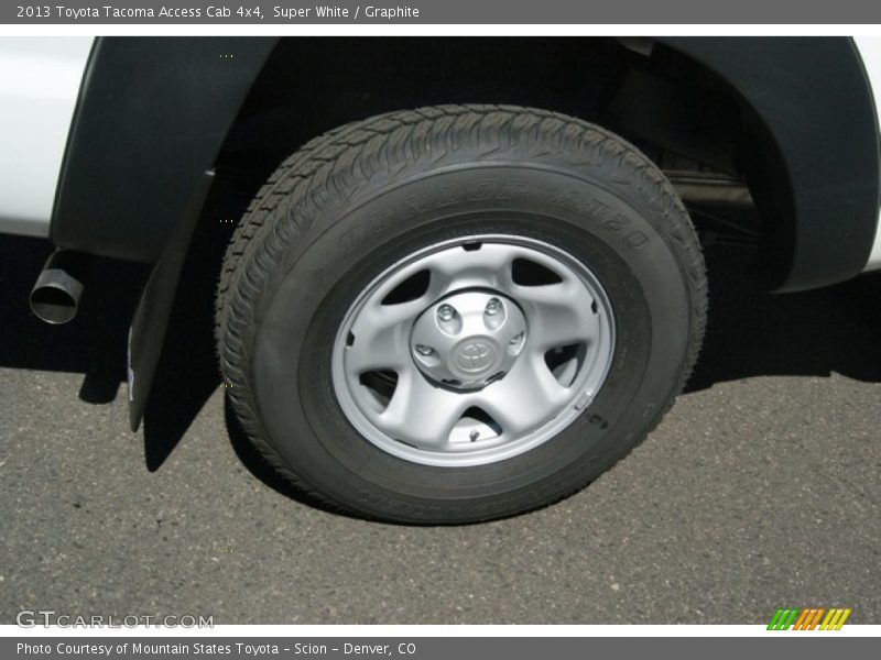Super White / Graphite 2013 Toyota Tacoma Access Cab 4x4