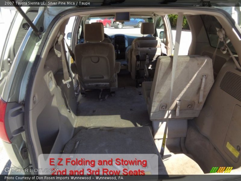 Silver Pine Mica / Taupe 2007 Toyota Sienna LE