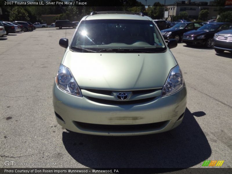 Silver Pine Mica / Taupe 2007 Toyota Sienna LE