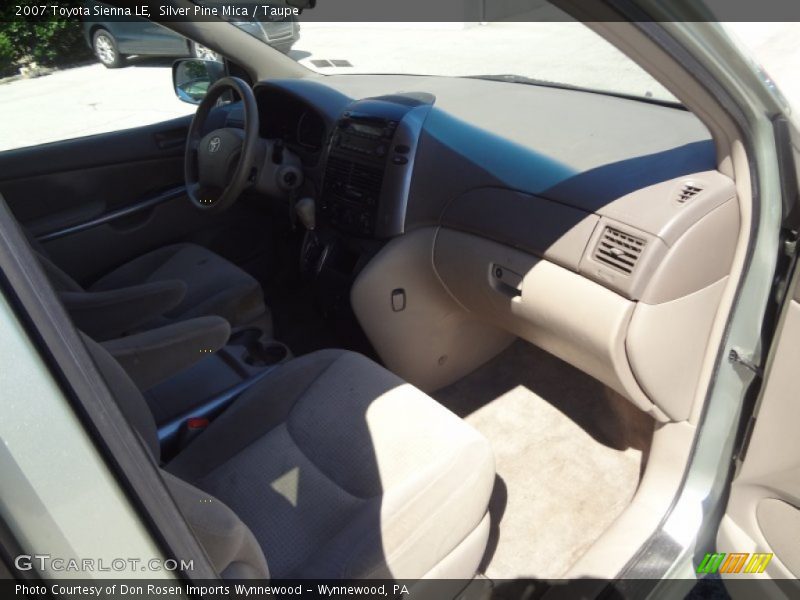 Silver Pine Mica / Taupe 2007 Toyota Sienna LE