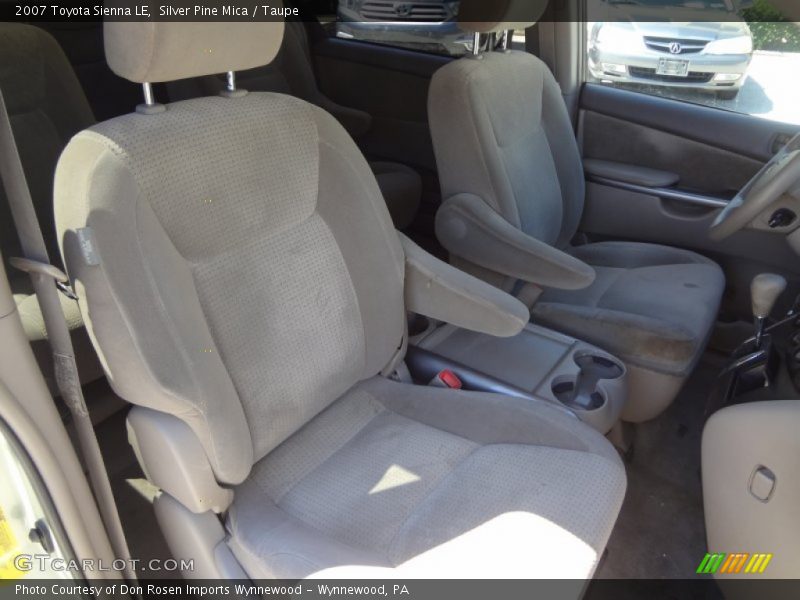 Silver Pine Mica / Taupe 2007 Toyota Sienna LE