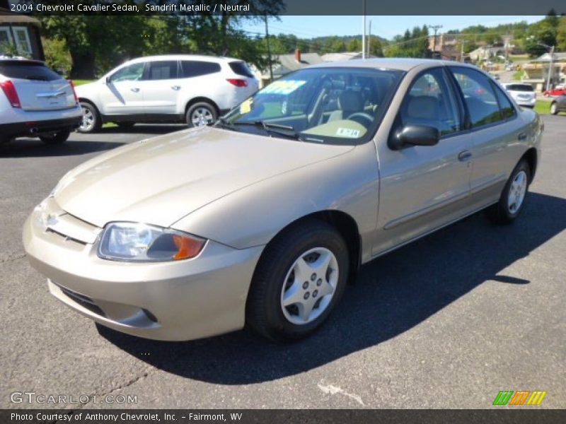 Sandrift Metallic / Neutral 2004 Chevrolet Cavalier Sedan
