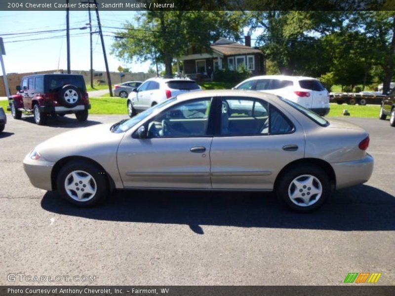 Sandrift Metallic / Neutral 2004 Chevrolet Cavalier Sedan