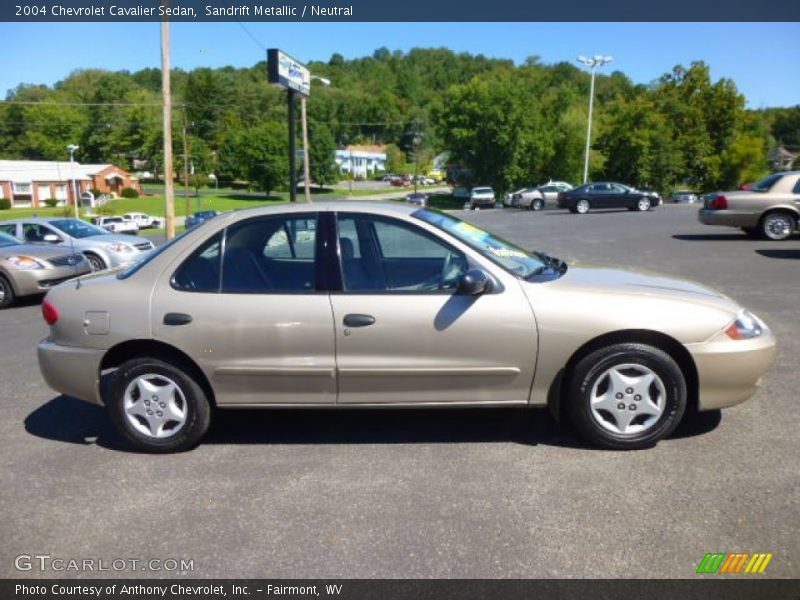 Sandrift Metallic / Neutral 2004 Chevrolet Cavalier Sedan