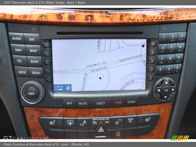 Black / Black 2007 Mercedes-Benz E 350 4Matic Sedan